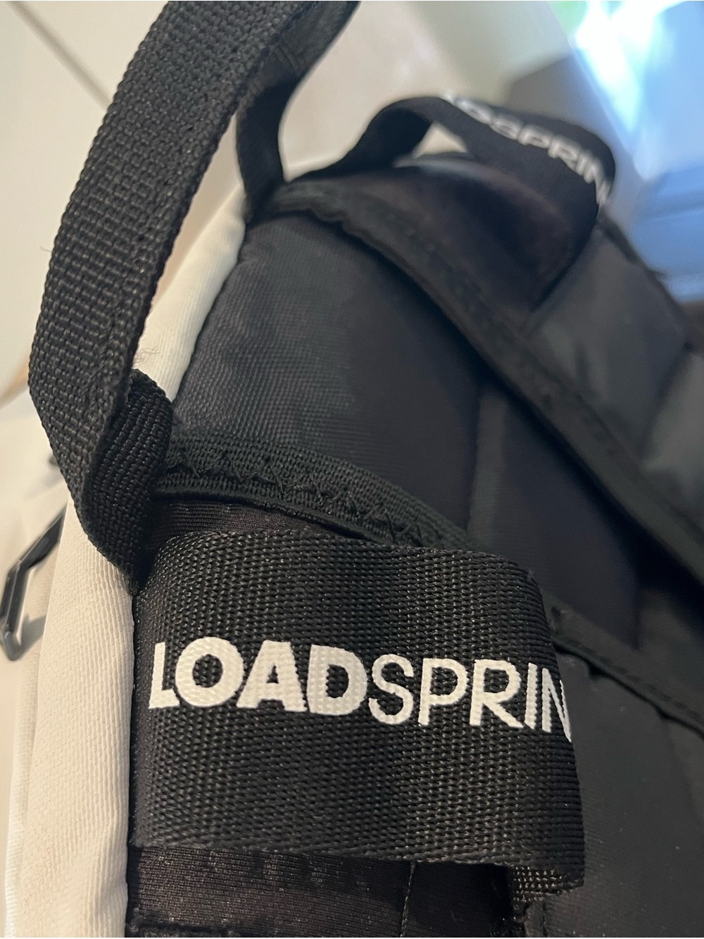 adidas Black and White Padded Everyday Backpack - Picture 8 of 9